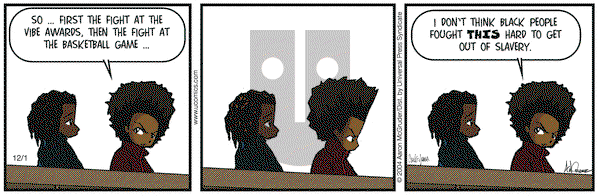The Boondocks on Wednesday December 1, 2004 Comic Strip