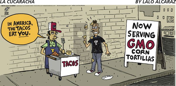 La Cucaracha on Sunday November 17, 2013 Comic Strip