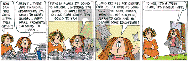 Cathy Classics on Friday September 17, 1999 Comic Strip