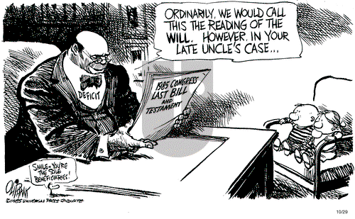 Pat Oliphant on Tuesday October 29, 1985 Comic Strip