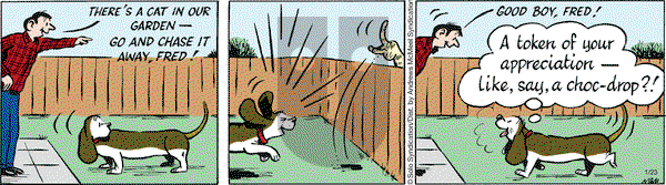 Fred Basset on Monday January 23, 2017 Comic Strip