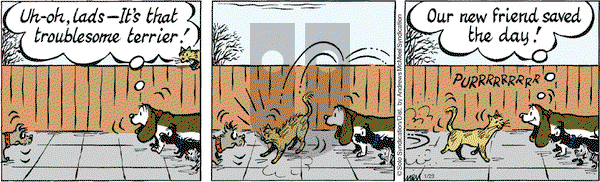 Fred Basset on Saturday January 23, 2021 Comic Strip