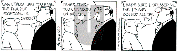 The Born Loser on Monday June 18, 2001 Comic Strip