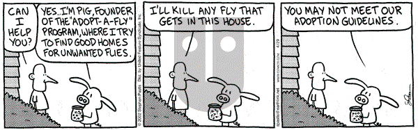 Pearls Before Swine on Monday April 29, 2002 Comic Strip