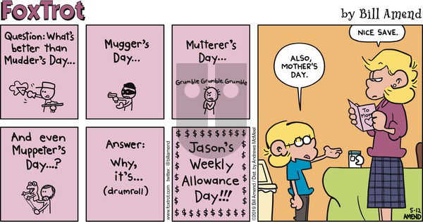 FoxTrot - Sunday May 12, 2019 Comic Strip