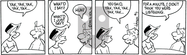 Arlo and Janis on Saturday June 3, 2000 Comic Strip
