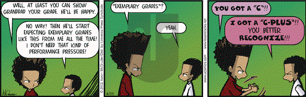 The Boondocks - Thursday April 25, 2002 Comic Strip