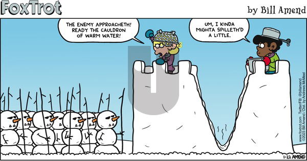FoxTrot - Sunday January 22, 2023 Comic Strip
