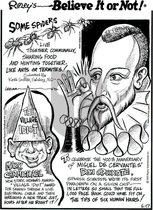 Ripley's Believe It or Not on Friday June 17, 2005 Comic Strip