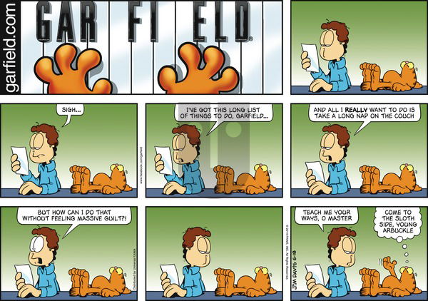 Garfield - Sunday May 18, 2014 Comic Strip