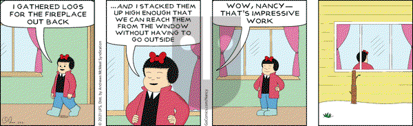 Nancy on Tuesday February 2, 2021 Comic Strip