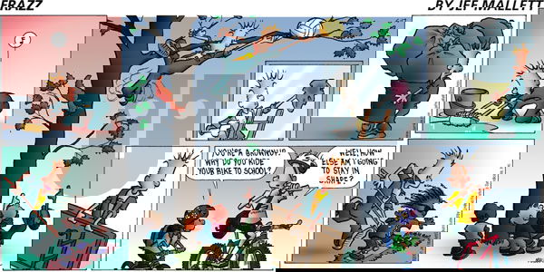 Frazz on Sunday June 17, 2001 Comic Strip