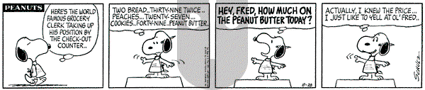 Peanuts on Friday August 28, 1970 Comic Strip