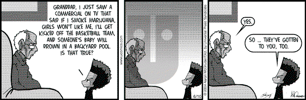 The Boondocks on Thursday January 12, 2012 Comic Strip