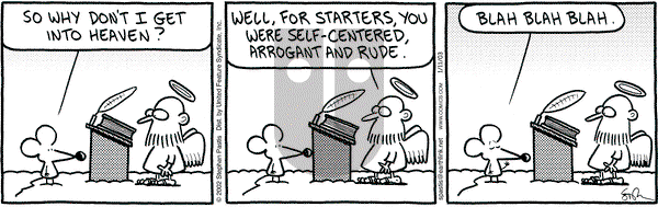 Pearls Before Swine on Saturday January 11, 2003 Comic Strip