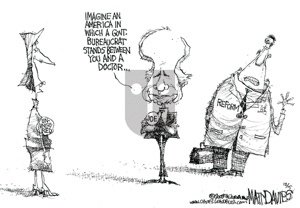 Matt Davies - Tuesday December 15, 2009 Comic Strip