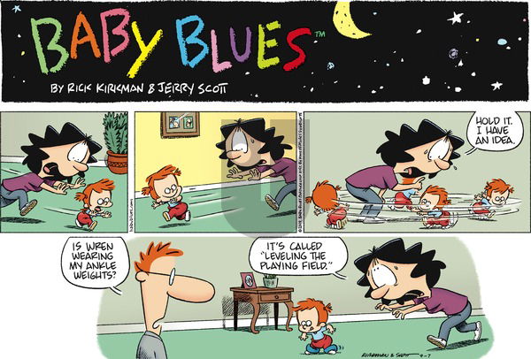 Baby Blues on Sunday April 7, 2019 Comic Strip