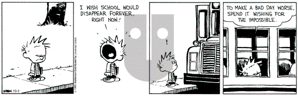 Calvin and Hobbes on Friday October 2, 2015 Comic Strip