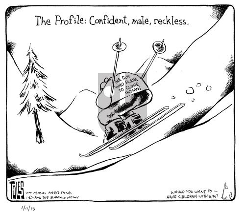 Tom Toles on Sunday January 11, 1998 Comic Strip
