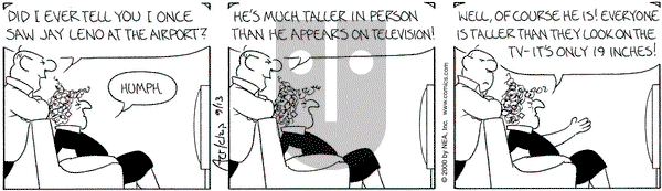 The Born Loser on Wednesday September 13, 2000 Comic Strip