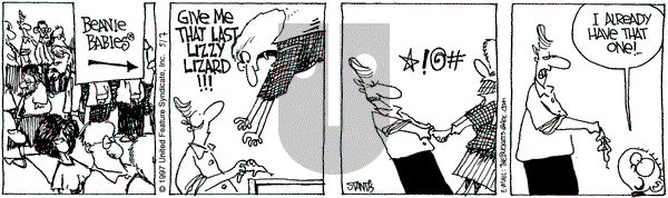 The Buckets on Wednesday May 7, 1997 Comic Strip