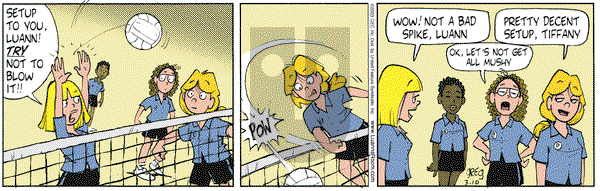 Luann on Monday March 10, 2003 Comic Strip
