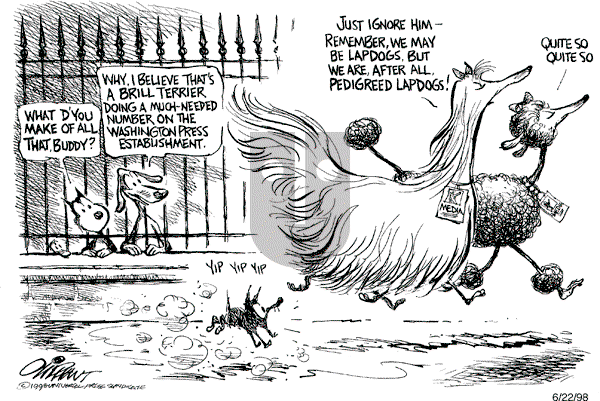 Pat Oliphant - Monday June 22, 1998 Comic Strip