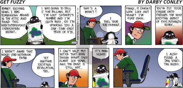 Get Fuzzy on Sunday July 29, 2007 Comic Strip