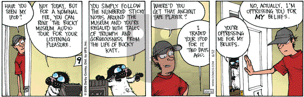 Get Fuzzy on Monday June 12, 2006 Comic Strip