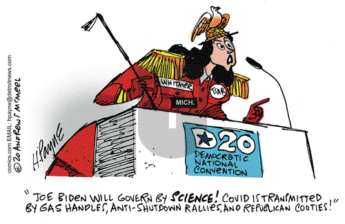 Henry Payne on Wednesday August 19, 2020 Comic Strip
