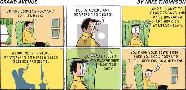 Grand Avenue on Sunday November 24, 2024 Comic Strip
