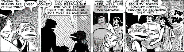 Alley Oop on Thursday April 23, 1998 Comic Strip