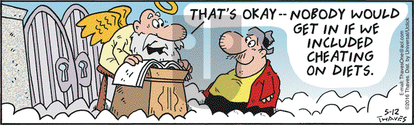 Frank and Ernest on Thursday May 12, 2016 Comic Strip