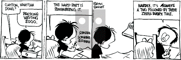 Adam@Home on Wednesday December 29, 1999 Comic Strip