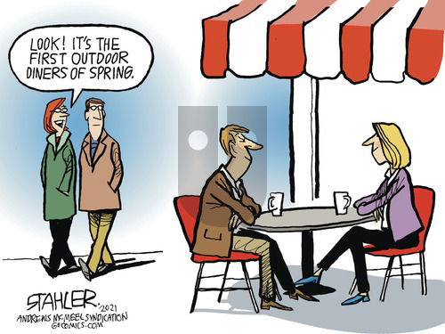 Jeff Stahler on Sunday March 21, 2021 Comic Strip