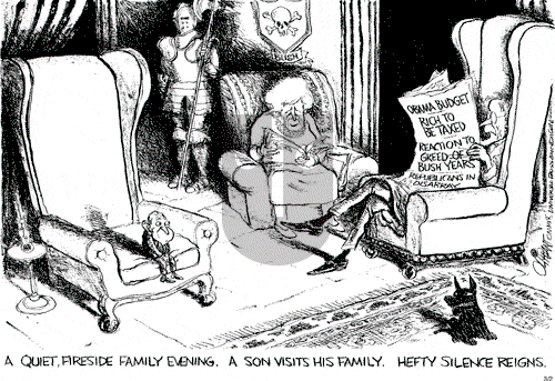 Pat Oliphant on Monday March 2, 2009 Comic Strip