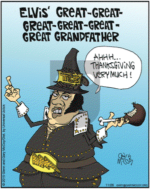 The Flying McCoys on Thursday November 26, 2015 Comic Strip