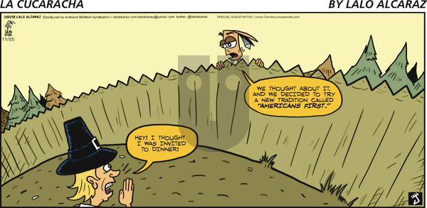 La Cucaracha on Sunday November 25, 2018 Comic Strip