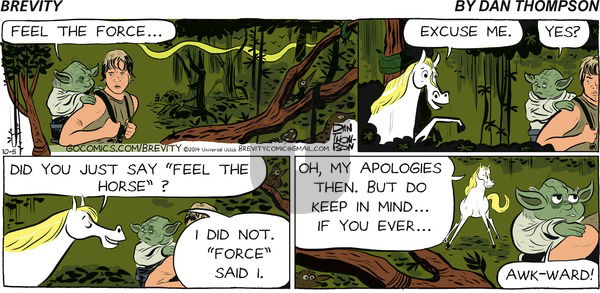 Brevity on Sunday October 5, 2014 Comic Strip
