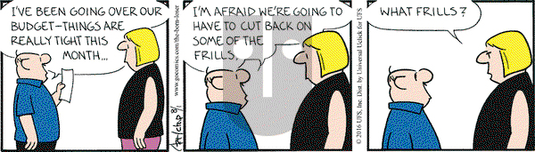 The Born Loser on Monday August 1, 2016 Comic Strip