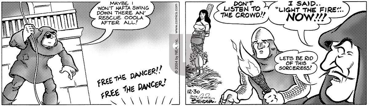 Alley Oop - Thursday December 30, 2004 Comic Strip