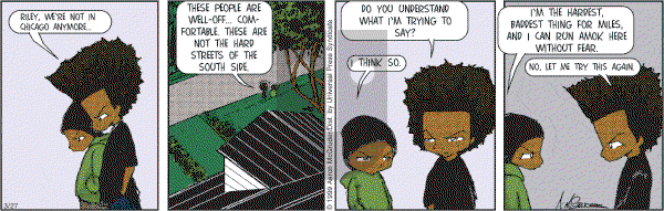 The Boondocks on Monday March 27, 2006 Comic Strip