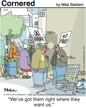 Cornered on Tuesday May 28, 2019 Comic Strip