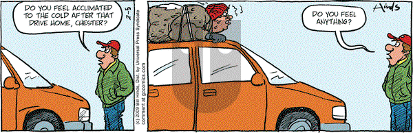 Cleats on Thursday February 5, 2009 Comic Strip