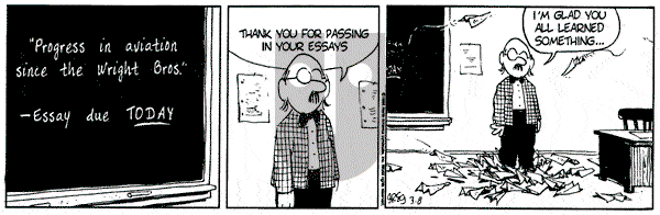 Luann on Friday March 8, 1996 Comic Strip