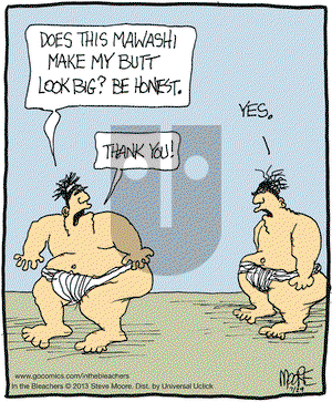 In the Bleachers on Monday July 29, 2013 Comic Strip