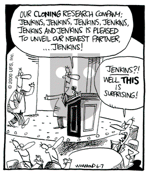 Reality Check on Wednesday June 7, 2000 Comic Strip