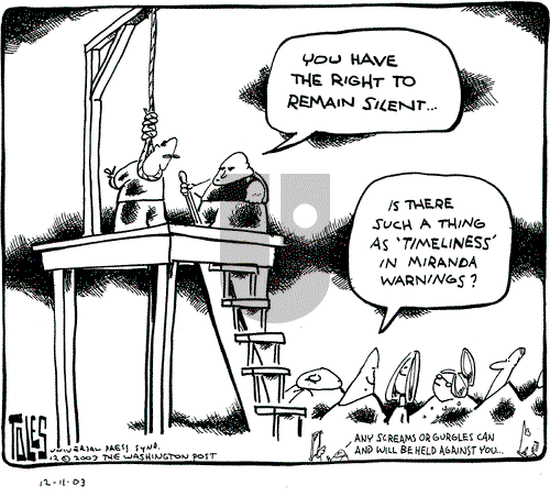 Tom Toles on Thursday December 11, 2003 Comic Strip