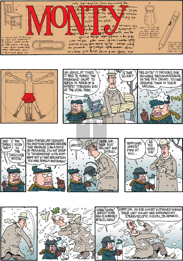 Monty - Sunday January 15, 2012 Comic Strip