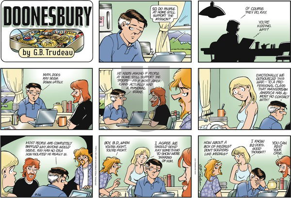 Doonesbury on Sunday August 26, 2007 Comic Strip